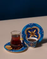 طقم فناجين قهوة وشاي كويتي