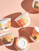 ⁦طقم فناجين قهوة خليجي من 6 قطع⁩ - الصورة ⁦2⁩