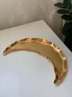 مترد معدن مطروق يدوي على شكل هلال مقاس30سم