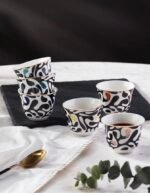 6 فناجين خليجي بنقوش مميزة