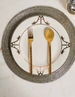 ⁦كوستر معدس هندي لون فضي⁩ - الصورة ⁦3⁩