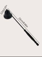 ⁦طفاية شمع لون أسود⁩ - الصورة ⁦2⁩