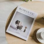 مجموعة واحدة مجلة باللغة الإنجليزية بأسلوب Ins البسيط، خلفية التصوير