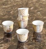 ⁦طقم فناجين قهوة خليجي 6 قطع⁩ - الصورة ⁦2⁩