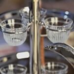 حاملة فناجين فضي