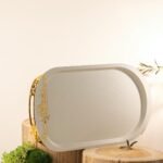 سفرة تقديم من مجموعة لقاء - بيج و ذهبي