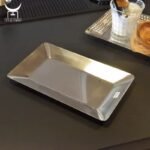 صحن تقديم من الستانلس ستيل