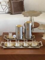 ⁦سفرة تقديم مستطيلة-معدن الهنديDuo⁩ - الصورة ⁦2⁩
