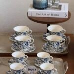 2طقم قهوة+2طقم نسكافي