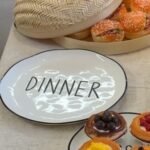 صحن فخار بكتابة