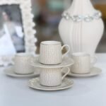 طقم قهوة بيلينا رمادي