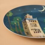 ⁦صحن تقديم بورسلان - ديزيرت إليجانس⁩ - الصورة ⁦2⁩