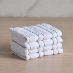 طقم مناشف يد من القطن البرتغالي بوزن 450 جرام لكل متر مربع 4 قطع - بليس - 30x30 سم