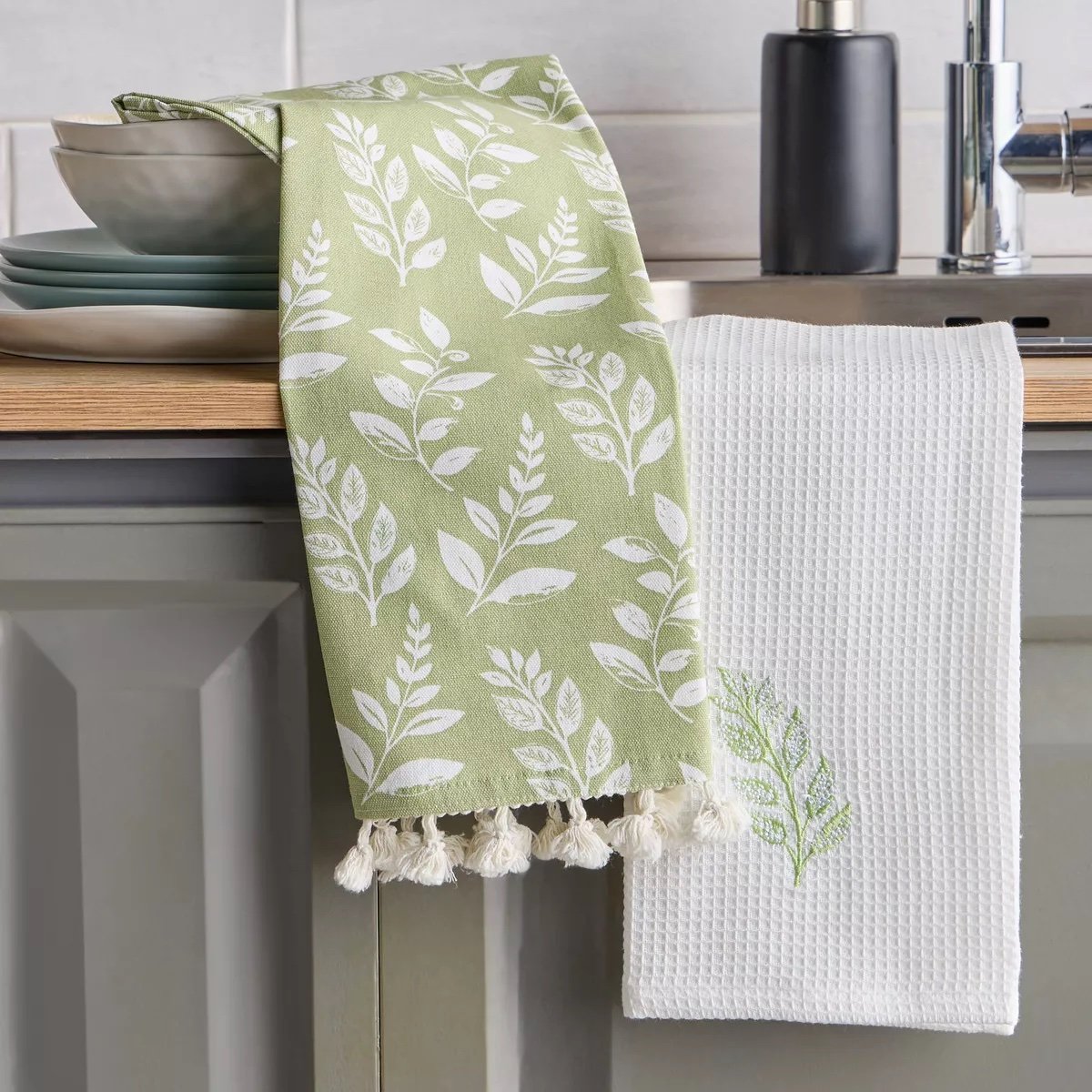 img_7046 مجموعة مناشف مطبخ قطعتين - ميرتل - 45x65 سم - الصورة 1