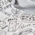 ⁦طقم مناشف مطبخ قطعتين - بيتزاريا - 70x50 سم⁩ - الصورة ⁦2⁩