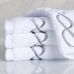 ⁦طقم مناشف صغيرة 4 قطع - ويفز - (مصري)30x30 سم⁩ - الصورة ⁦2⁩