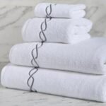 ⁦طقم مناشف صغيرة 4 قطع - ويفز - (مصري)30x30 سم⁩ - الصورة ⁦3⁩