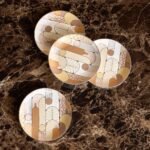 طقم صحن عشاء من الخزف الصيني الجديد 4 قطع - تمارا - 25 سم