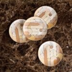 طقم صحن عشاء من الخزف الصيني الجديد 4 قطع - تمارا - 25 سم