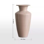 ⁦مزهرية معدنية - إليفيتيد جلوبال لوين - 30 سم⁩ - الصورة ⁦4⁩