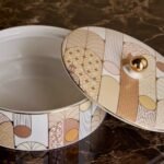 ⁦صحن تقديم مع غطاء - تمارا - 19 سم⁩ - الصورة ⁦2⁩