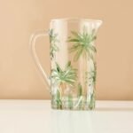 ⁦إبريق زجاجي بنقش النخيل⁩ - الصورة ⁦2⁩