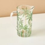 ⁦إبريق زجاجي بنقش النخيل⁩ - الصورة ⁦3⁩