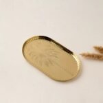 ⁦صينية تقديم بنقوش نخلة - 25x16 سم⁩ - الصورة ⁦2⁩