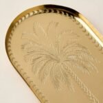 ⁦صينية تقديم بنقوش نخلة - 25x16 سم⁩ - الصورة ⁦3⁩