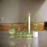 ⁦شمعدان ملون زجاج⁩ - الصورة ⁦9⁩