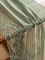 ⁦رانر طاولة دانتيل -33اخضر⁩ - الصورة ⁦5⁩