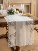 رانر طاولة دانتيل -33ابيض