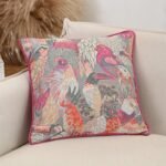 ⁦غطاء وسادة جاكار بنقش  ببغاء⁩ - الصورة ⁦2⁩