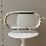 سفرة تقديم بيضاوية -حلقة