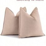 غلاف وسادة من الشينيل- زهري بمقاس 45*45