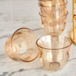 ⁦طقم قهوة زجاجي 13 قطعة - أراس ذهبي- 80 مل، 12 فرد⁩ - الصورة ⁦3⁩