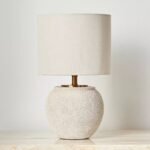 مصباح طاولة سيراميك - لاوديكا - 38 سم