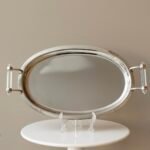 سفرة تقديم بيضاوية-ألماس