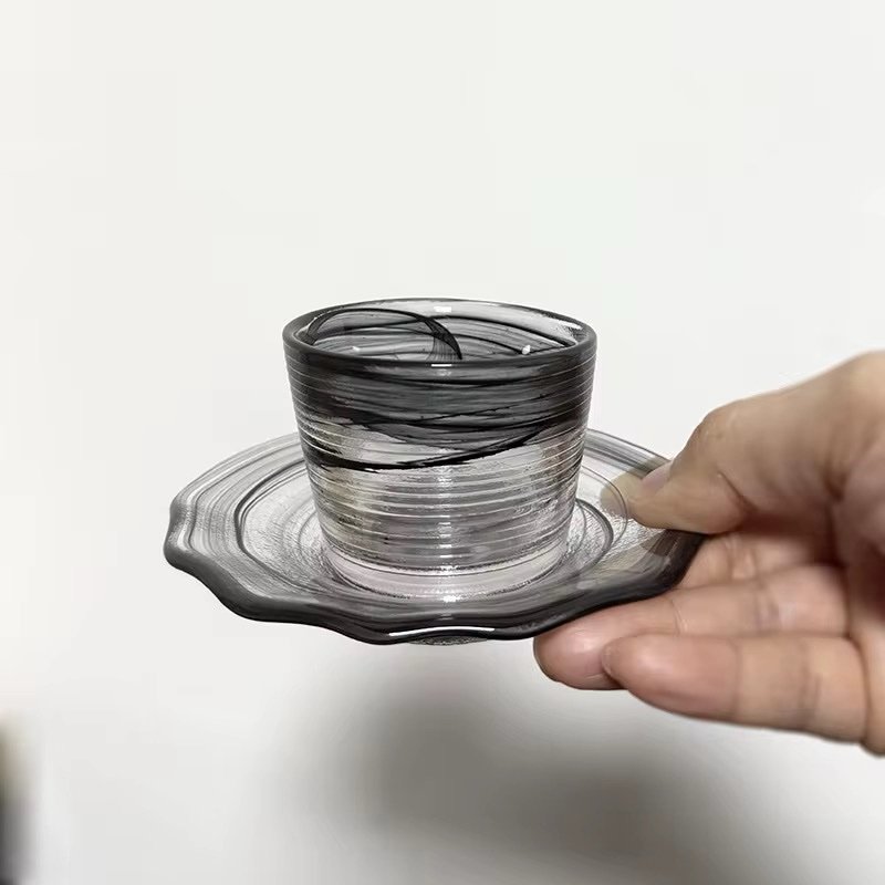 img_8174 طقم 6 فناجين زجاج - الصورة 1