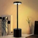 اضاءة لاسلكي قابلة للشحن-اسود