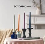 ⁦شمع رباعي معطر - soyamoo⁩ - الصورة ⁦2⁩