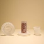 طقم شاي 6 قهوة 6 مزين بالحروف العربيه