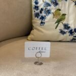 كرت ترحيبي بعبارة ( COFFEE )