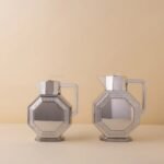 طقم ترامس اصايل 2 قطع 900 / 600 مل - فضي لامع