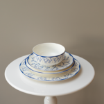 طقم مائدة يتكون من 24 قطعة - ازهار