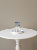 ⁦طقم شاي 6 قهوة 6 - ازهار⁩ - الصورة ⁦2⁩