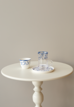 طقم شاي 6 قهوة 6 - ازهار