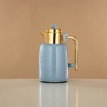 ⁦طقم ترامس  - سماوي ذهبي⁩ - الصورة ⁦2⁩