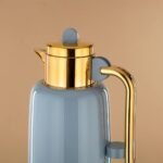 ⁦طقم ترامس  - سماوي ذهبي⁩ - الصورة ⁦3⁩