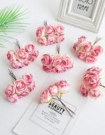 ⁦1 باقة ورد صناعي لديكور المنزل⁩ - الصورة ⁦2⁩